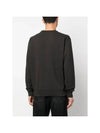 Mikis Logo Cotton Sweatshirt Faded Black - ISABEL MARANT - BALAAN 4