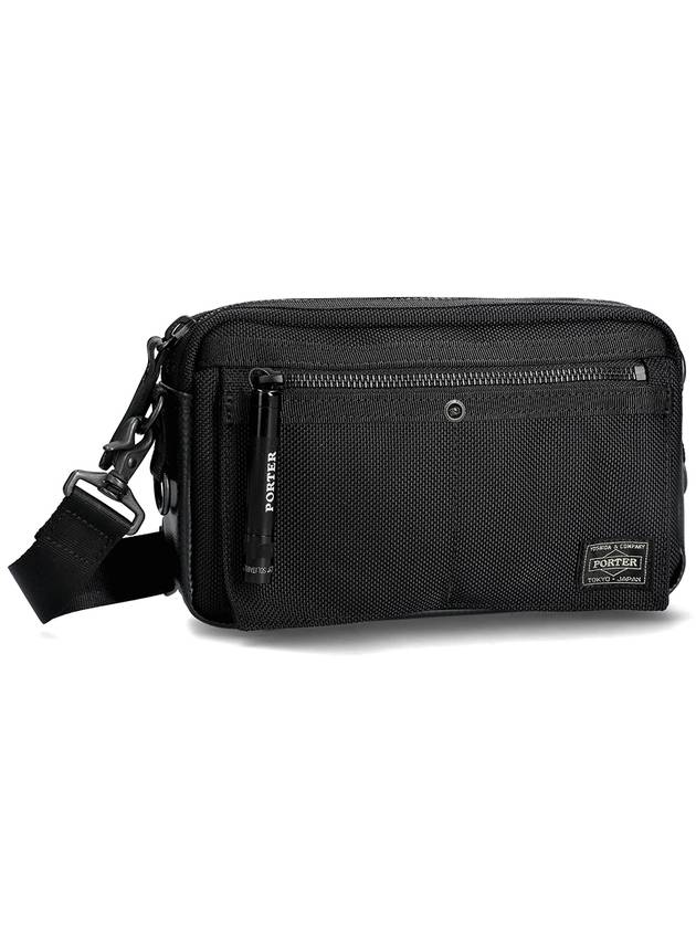 Heat Logo Patch Cross Bag Black - PORTER YOSHIDA - BALAAN 2