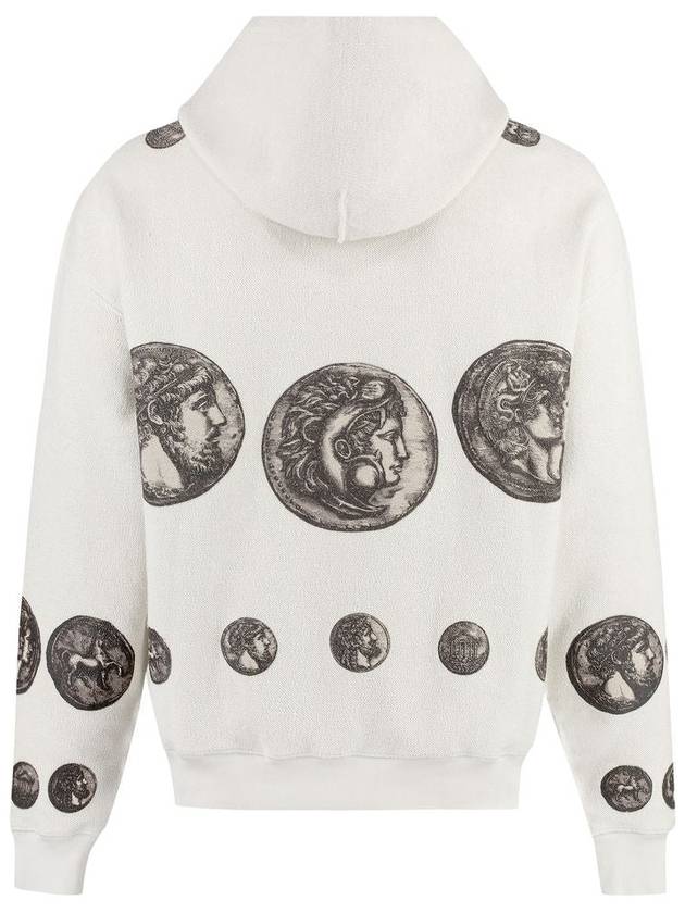 Men's Coin Print Inside Out Jersey Hood Beige - DOLCE&GABBANA - BALAAN 3