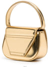 1DR Compact Mirrored Leather Shoulder Bag Gold - DIESEL - BALAAN 7