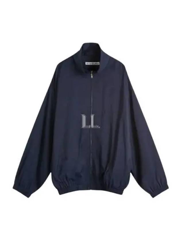 Fluid Logo Print Track Jacket Navy - ACNE STUDIOS - BALAAN 2