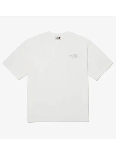 The North Face NT7UQ02K White Label Ice Run Short Sleeve Round Tee - THE NORTH FACE - BALAAN 1