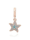 Sparkling Starfish Dangle Bracelet Charm Rose Gold - PANDORA - BALAAN 3