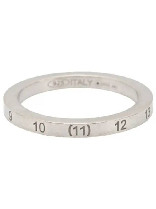 Number Logo Ring Silver - MAISON MARGIELA - BALAAN 1