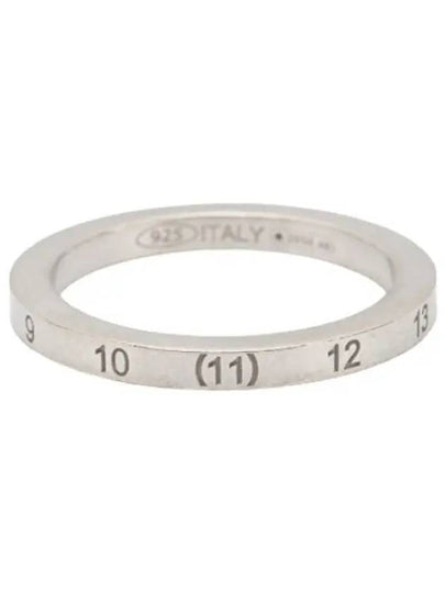 Number Logo Slim Ring Silver - MAISON MARGIELA - BALAAN 2