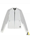 Men's Rosa Hybrid Knit Zip-up Jacket White - J.LINDEBERG - BALAAN 2