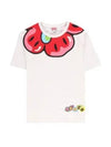 Men's Boke Boy Oversized Cotton Short Sleeve T-Shirt White - KENZO - BALAAN 2