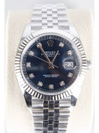 Datejust 41 Steel Blue Plate 10P 24 Years - ROLEX - BALAAN 1