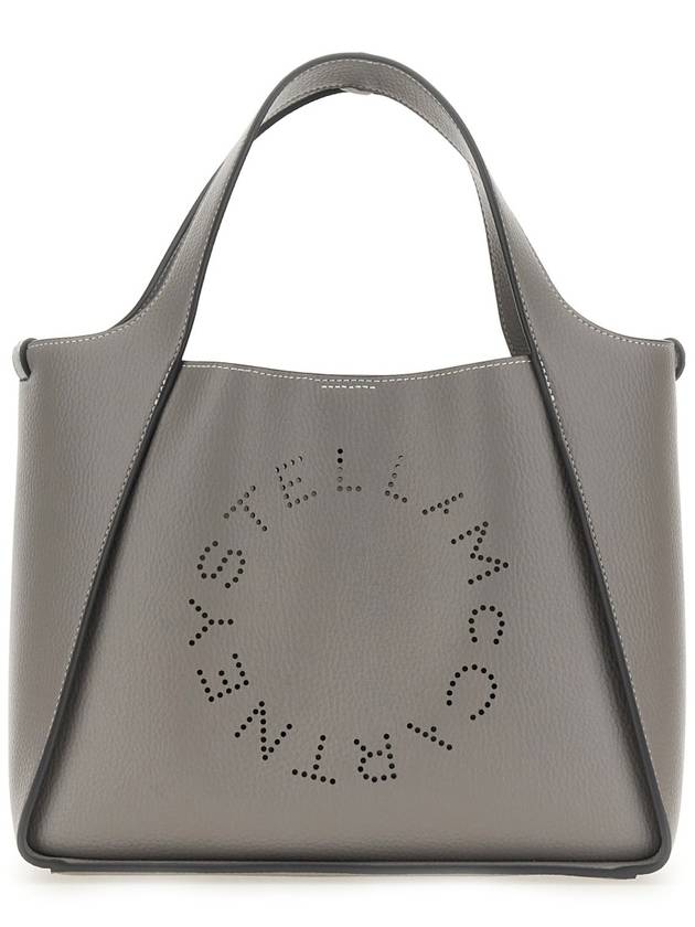 Women's Stella Logo Craney Alter Matt Tote Bag Smoke - STELLA MCCARTNEY - BALAAN 3