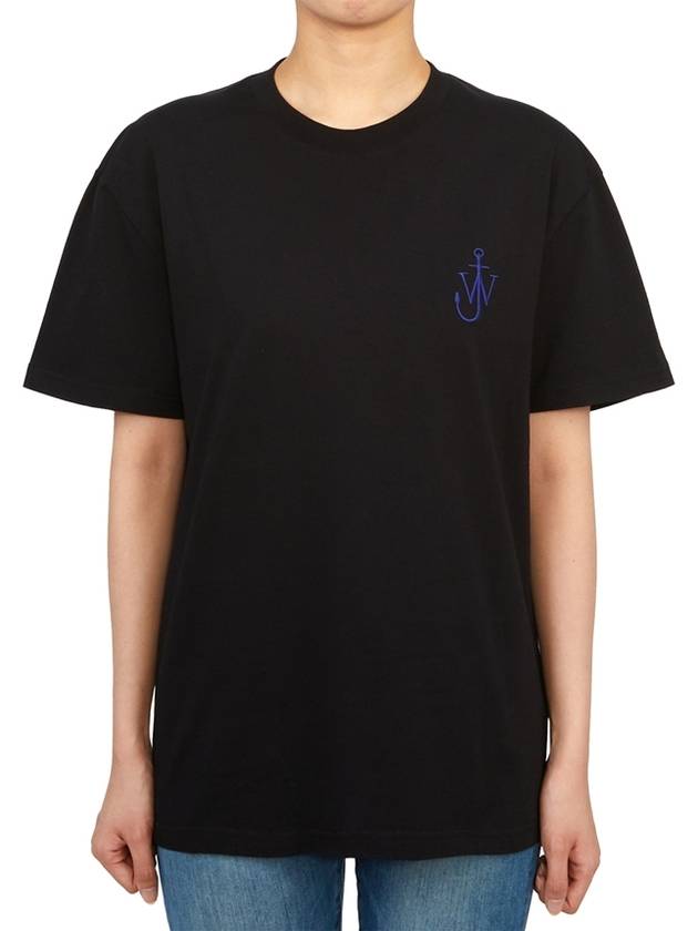 short sleeve t shirt JT0245 PG1387 999 BLACK - JW ANDERSON - BALAAN 4