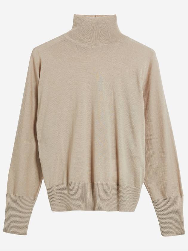 Talea Virgin Wool Knit Top Sand - MAX MARA - BALAAN 2