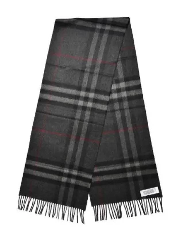 Check Cashmere Scarf Men - BURBERRY - BALAAN 1