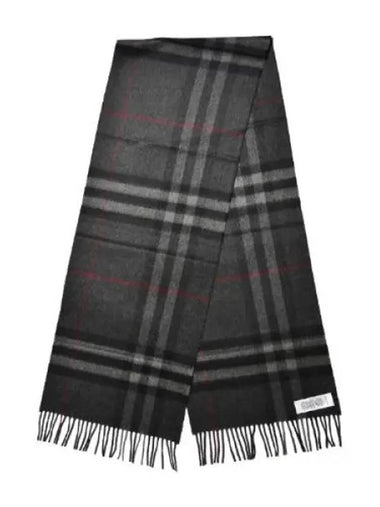 checked cashmere scarf - BURBERRY - BALAAN 1