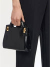 Wanda Mini Bag Black - SALVATORE FERRAGAMO - BALAAN 4