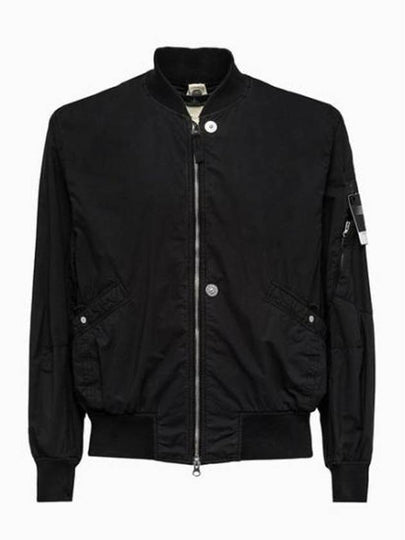 Men's Shadow Project Bomber Jacket Black - STONE ISLAND - BALAAN 2