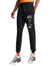 Club Fleece Stack Logo Track Pants Black - NIKE - BALAAN 2