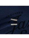 Zip-Up Jazz Star Zip-Up Hoodie Blue - DSQUARED2 - BALAAN 7