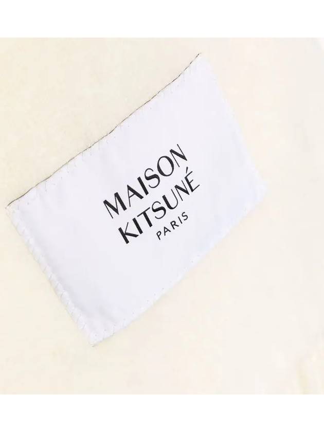 Baby Alpaca Muffler Milk - MAISON KITSUNE - BALAAN 6