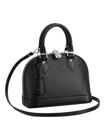 Alma BB Epi Tote Bag Black - LOUIS VUITTON - BALAAN 1