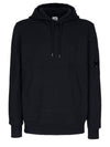 Lens Wappen Pocket Hoodie Black - CP COMPANY - BALAAN 2