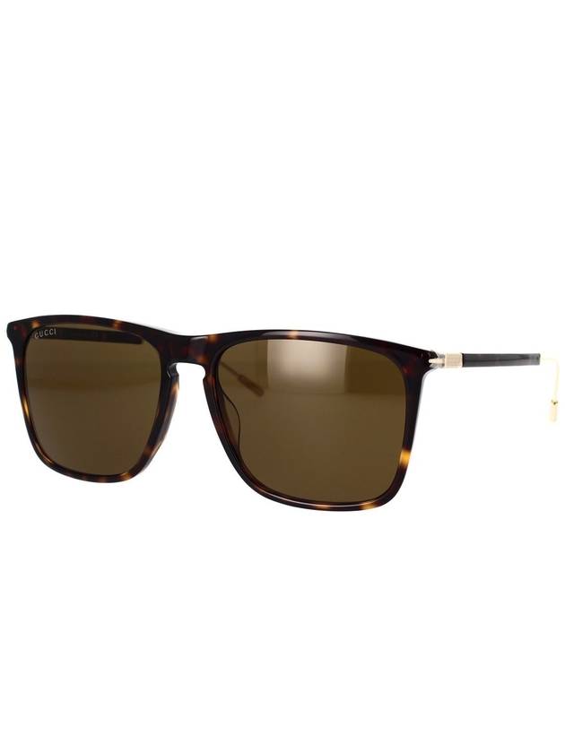 Eyewear Square Sunglasses Havana Brown - GUCCI - BALAAN 3