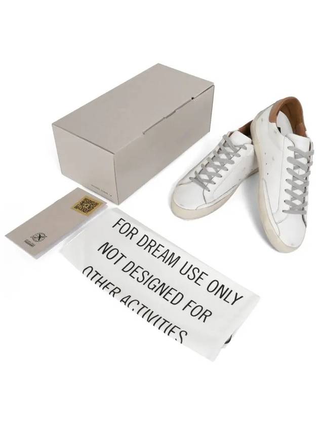 Superstar Brown Tab Sneakers White - GOLDEN GOOSE - BALAAN 5