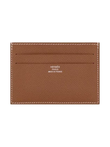 Citizen Twill Card Wallet Brown - HERMES - BALAAN 1