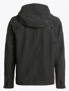 Men s Uta Hooded Zip Up Black - PARAJUMPERS - BALAAN 5