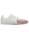 Replica Painting Low Top Sneakers White Pink - MAISON MARGIELA - BALAAN 2