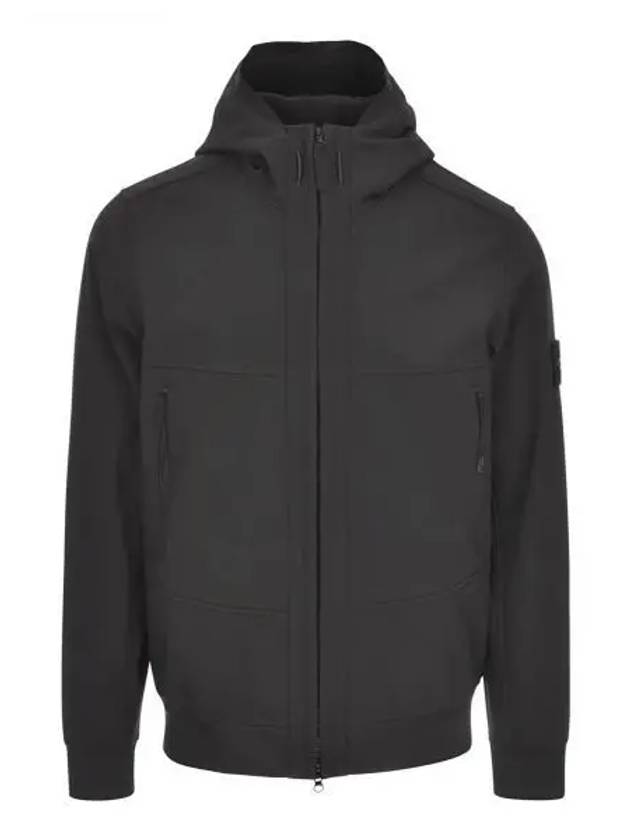 Technology Recycled Polyester Hooded Jacket Black - STONE ISLAND - BALAAN 2