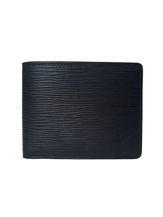 Slender Epi Leather Half Wallet Black - LOUIS VUITTON - BALAAN 1