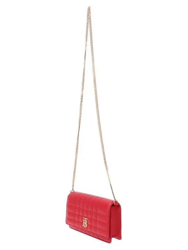 Lola Quilted Shoulder Bag Red - BURBERRY - BALAAN 3