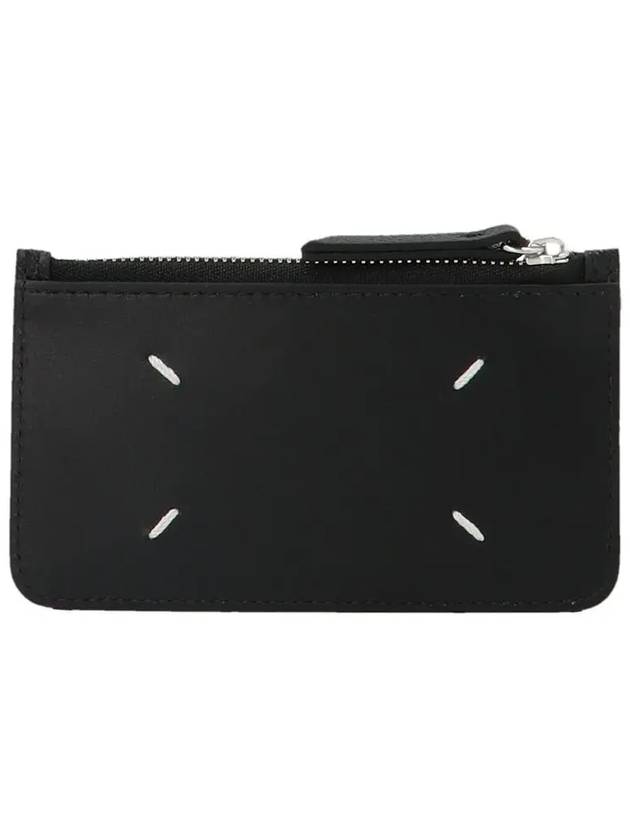 Maison Margiela Signature Stitch Zipper Pocket Card Wallet SA1VX0008 P4745 T8013 - MAISON KITSUNE - BALAAN 1