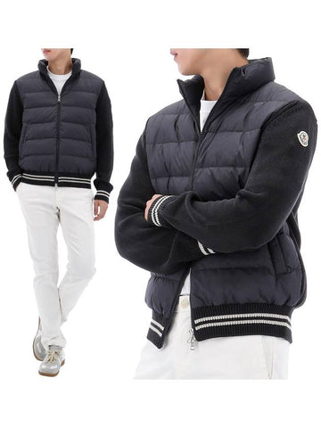 padded cotton zip up cardigan 9B00001 M1509 779 - MONCLER - BALAAN 1