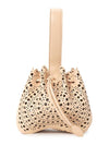 Rose Marie 16 Punching Bucket Bag Nude - ALAIA - BALAAN 4