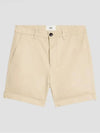 Men's Chino Shorts Vanilla - AMI - BALAAN 4