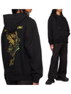Crown back logo hooded sweatshirt black W233TS35715B - WOOYOUNGMI - BALAAN 3