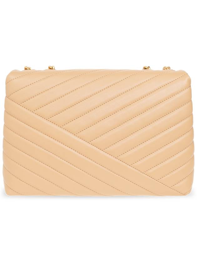 Tory Burch ‘Kira’ Quilted Shoulder Bag, Women's, Beige - TORY BURCH - BALAAN 3