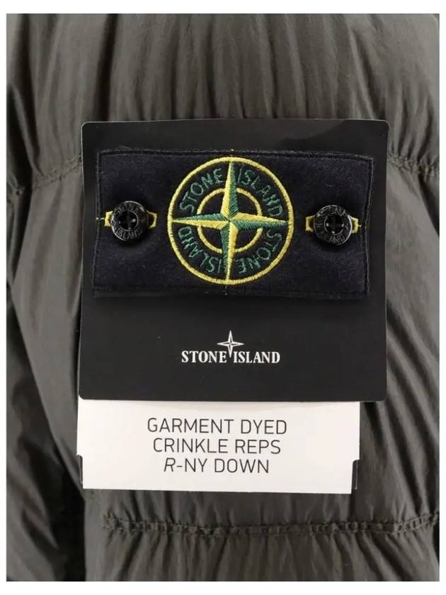 Crinkle Reps Re-Nylon Down Padding Grey - STONE ISLAND - BALAAN 4