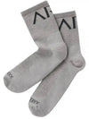 Merino Wool Lightweight 34 Crew Socks Grey - ARC'TERYX - BALAAN 2