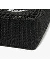 Small Crochet Tote Bag Black - PRADA - BALAAN 5