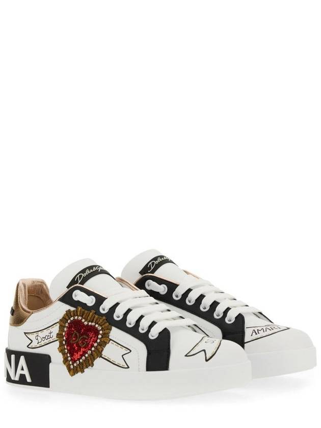 Portofino low-top sneakers white - DOLCE&GABBANA - BALAAN 5