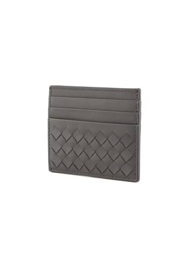 Intrecciato Card Wallet Grey - BOTTEGA VENETA - BALAAN 4