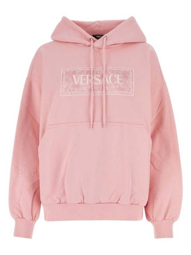 Hooded Sweatshirt 10135971A10132 1PR20 Pink - VERSACE - BALAAN 1