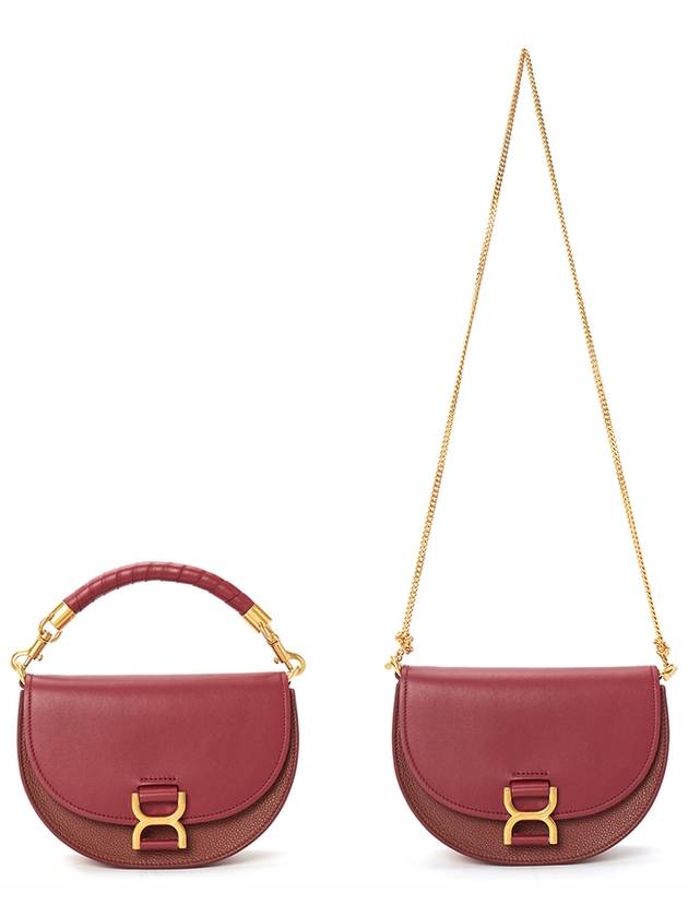 Marcie Chain Flap Shoulder Bag Red - CHLOE - BALAAN 8