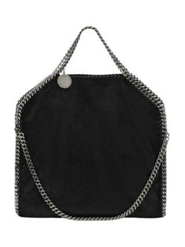 Falabella Fold Over Tote Bag Silver Black - STELLA MCCARTNEY - BALAAN 3