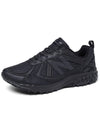 Wide Low Top Sneakers Triple Black - NEW BALANCE - BALAAN 4