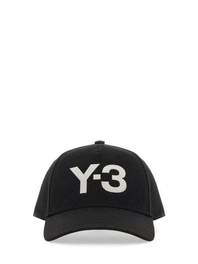 Embroidered Logo Ball Cap Black - Y-3 - BALAAN 2