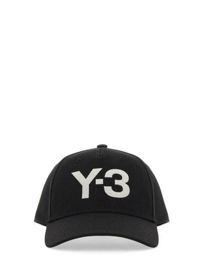 Embroidered Logo Ball Cap Black - Y-3 - BALAAN 2