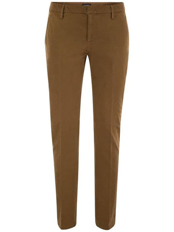 SPIRITISSIMO - Regular chino trousers in light gabardine - DONDUP - BALAAN 1